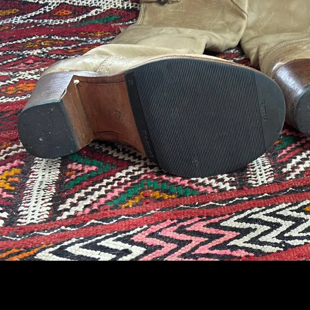 Frye Tan Heeled Boots - Picture 6 of 6
